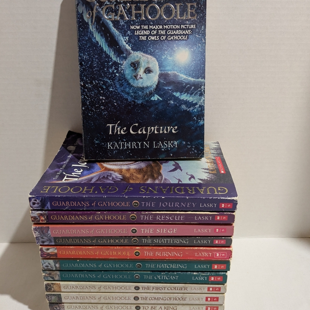 Guardians of Ga'hoole Chapter Books 1-12 Lasky Scholastic Paperback